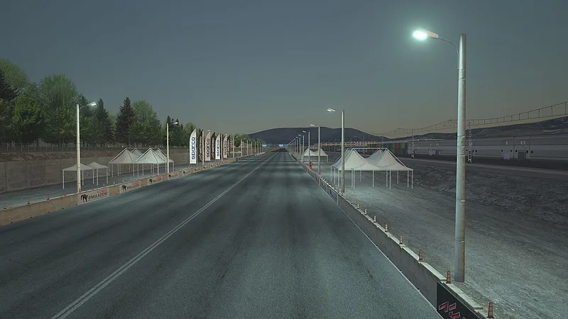 Drag 2000m – Kurvenansicht 1