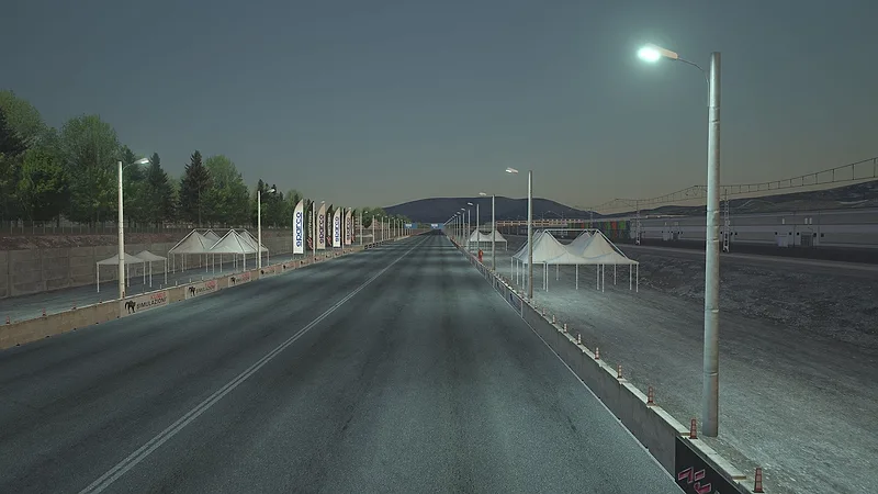 Drag 400m – Kurvenansicht 1