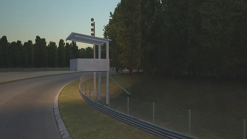 Monza 1966 - Full Course – corner view 2