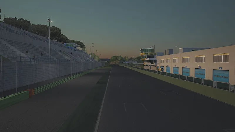 Vallelunga - Classic – Start und Ziel