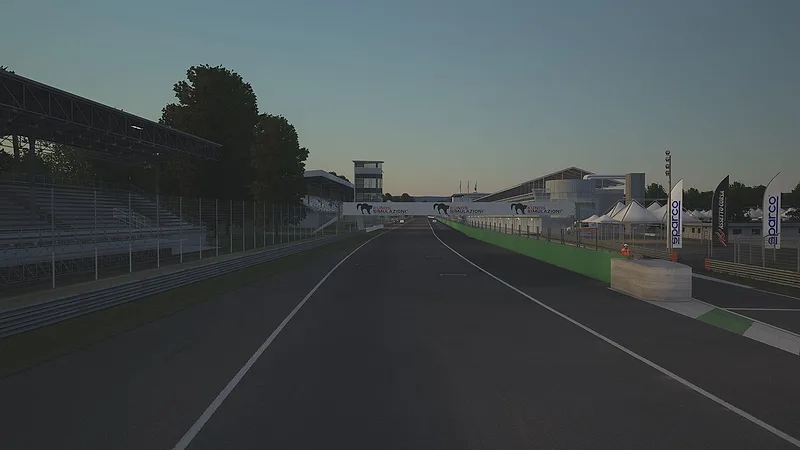 Monza – start and finish